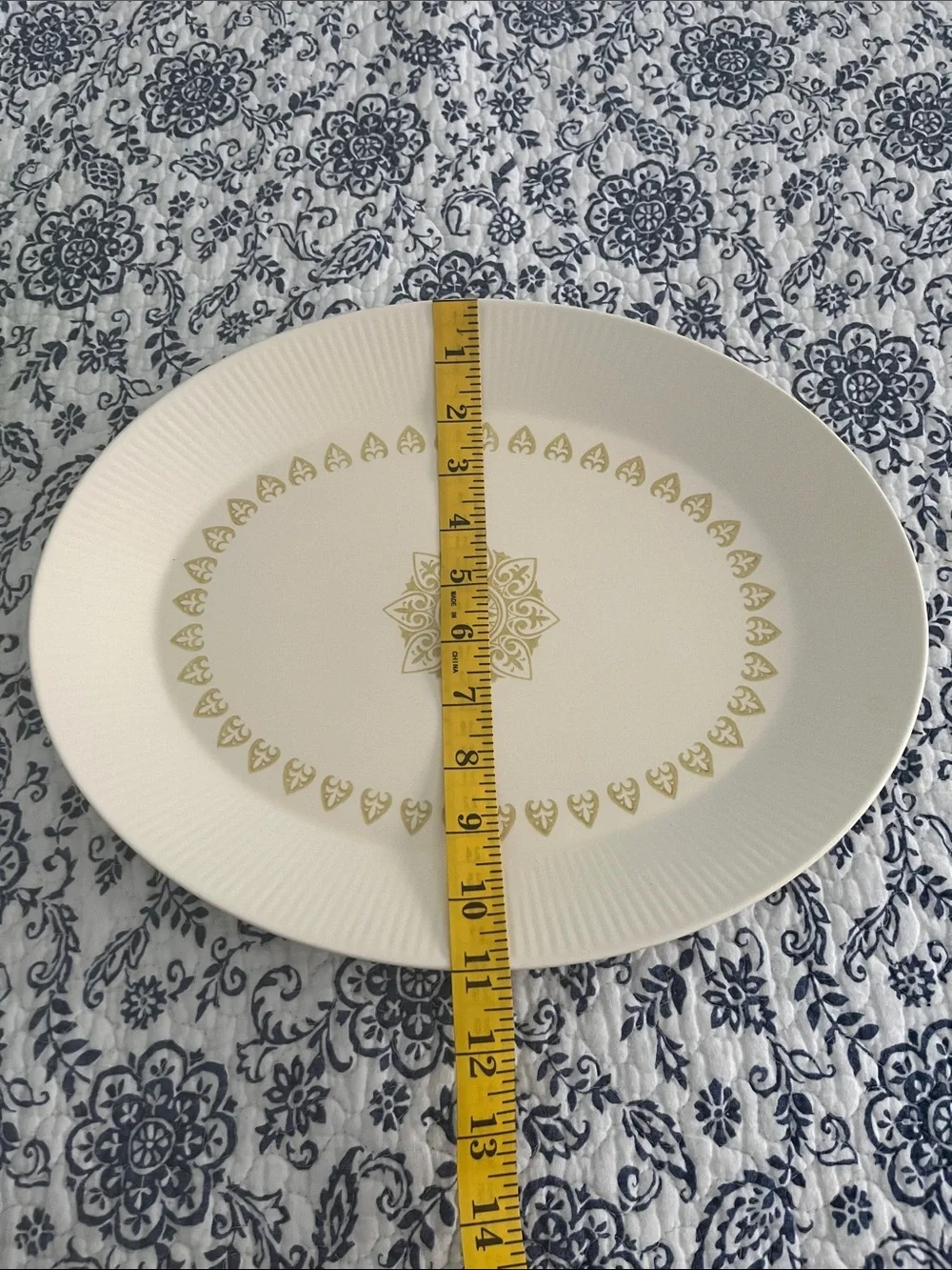 MCM Sheffield Serenade Oval Serving Platter 1960’s Homer Laughlin China Company